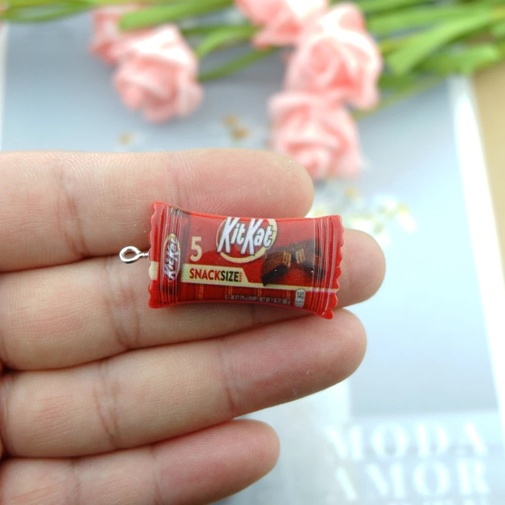 Cute Chocolate Candy Charms for Jewelry Making Diy Earring Bracelet Pendant Accessories Findings Phone Making Wholesale Bulk