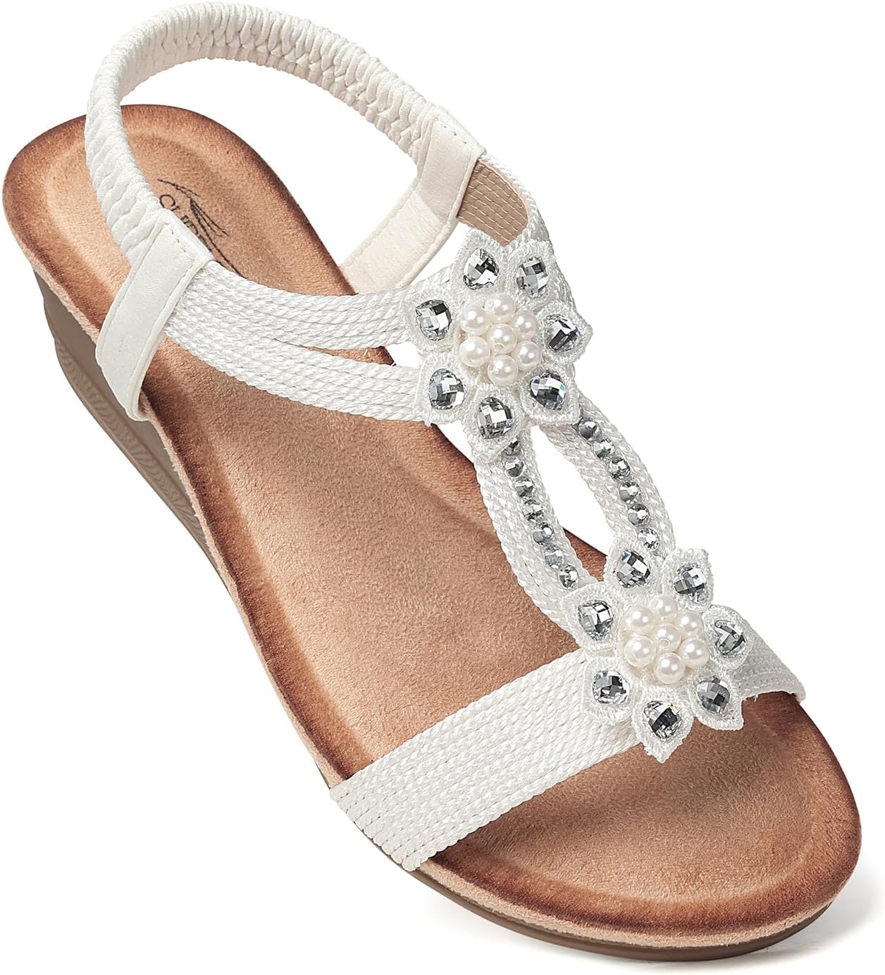 SHIBEVER Wedge Sandals