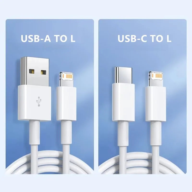35W Fast USB Cable for iPhone 14 to 7 Plus