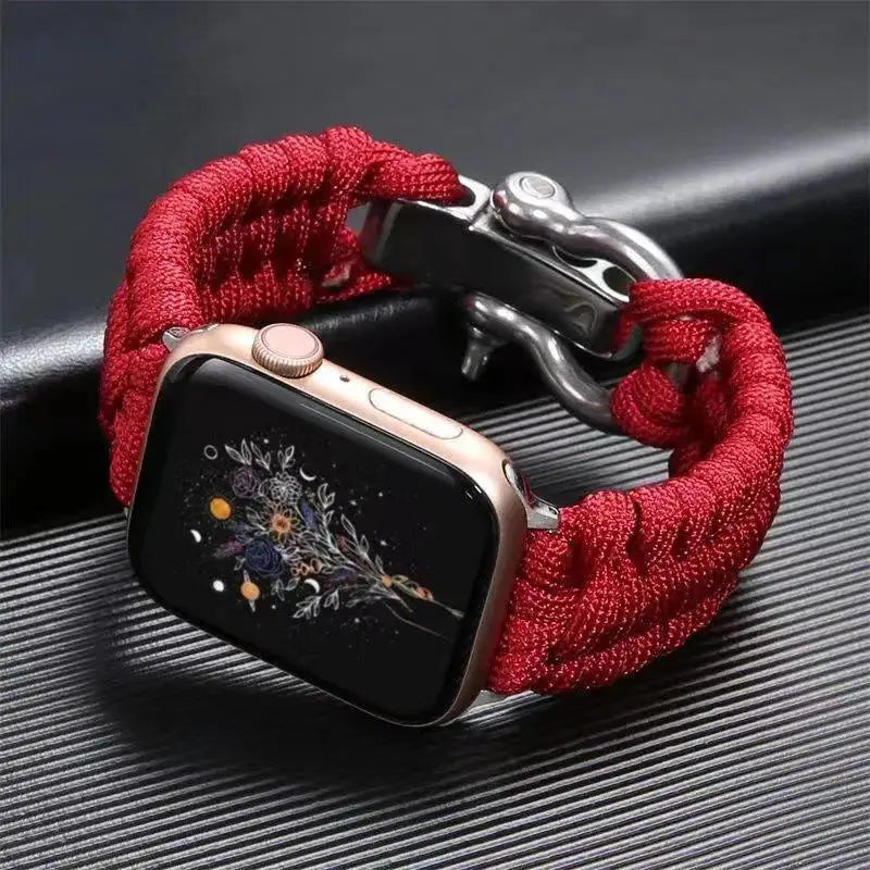 Outdoor Strap For Apple Watch Band Ultra 2 49mm 10 9 8 7 46mm 45mm 41mm Nylon Bracelet iWatch Series SE 6 5 4 3 44mm 42 40mm