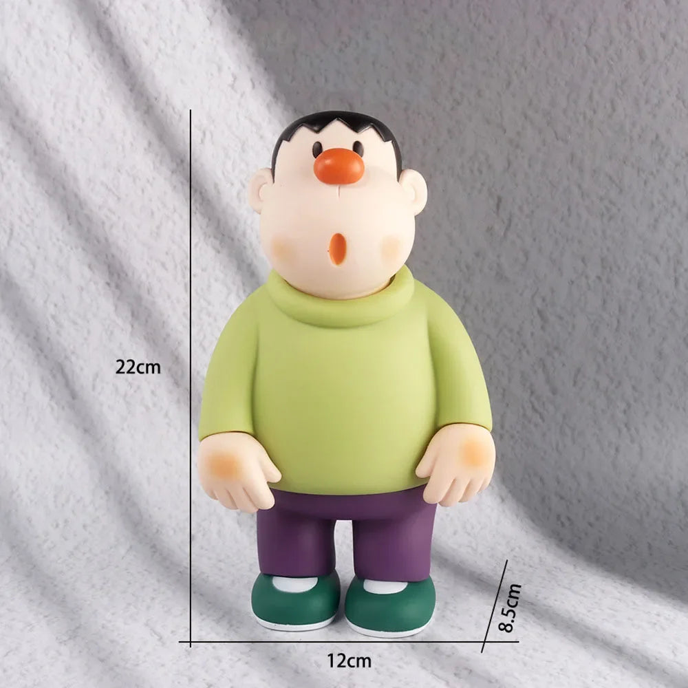Anime Crayon Shin-chan Boochan Q version Kawaii Figure Model Toys Doll Mobile phone holder Collect Ornaments Gifts