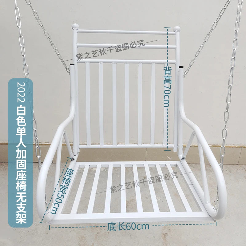 Wooden Swing Chair with Canopy
