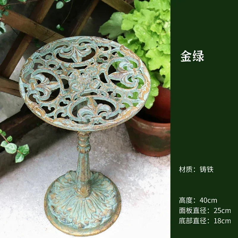 Outdoor Dining Setting for 2 | Bistro Set | Vintage Cast Aluminium | White