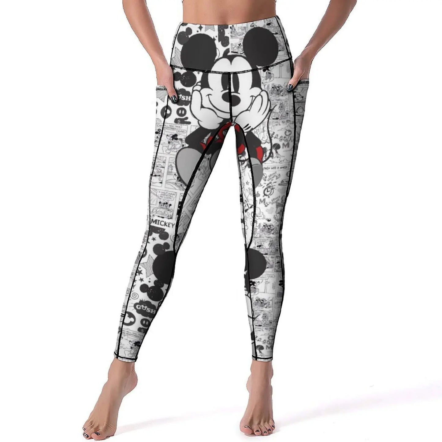 Women's Navy Water Repellent Cropped Stretch Pants