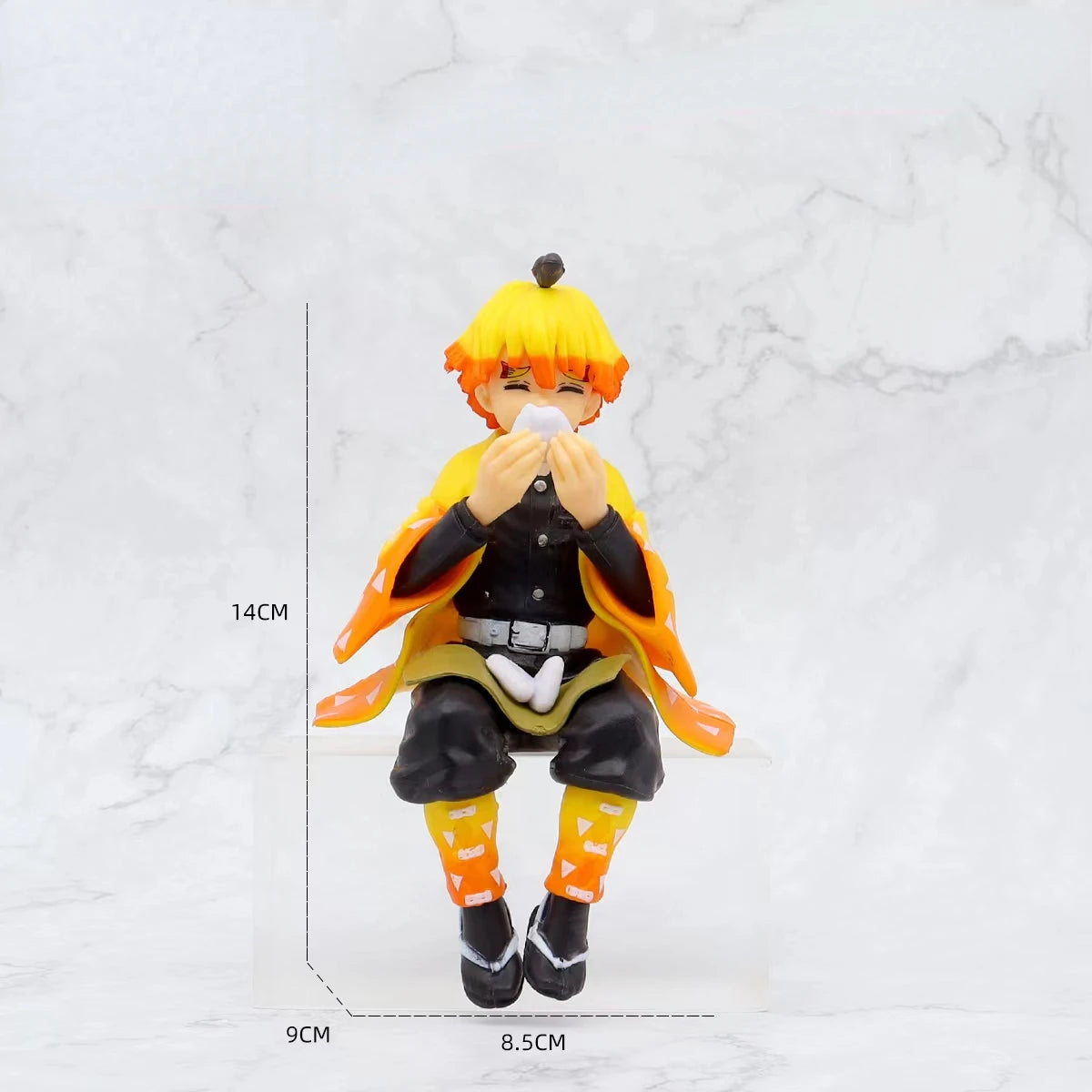 10-15cm Anime Demon Slayer Figure Kamado Tanjirou Nezuko Sitting Posture Action Figure PVC Model Doll Collection Toy Gift Kids