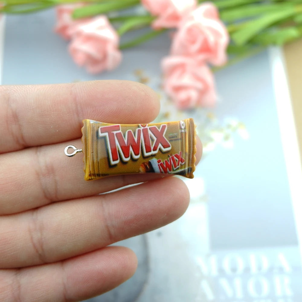 Cute Chocolate Candy Charms for Jewelry Making Diy Earring Bracelet Pendant Accessories Findings Phone Making Wholesale Bulk