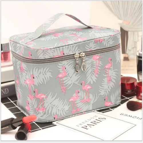 Waterproof Portable Women Makeup Bag High Capacity Toiletries