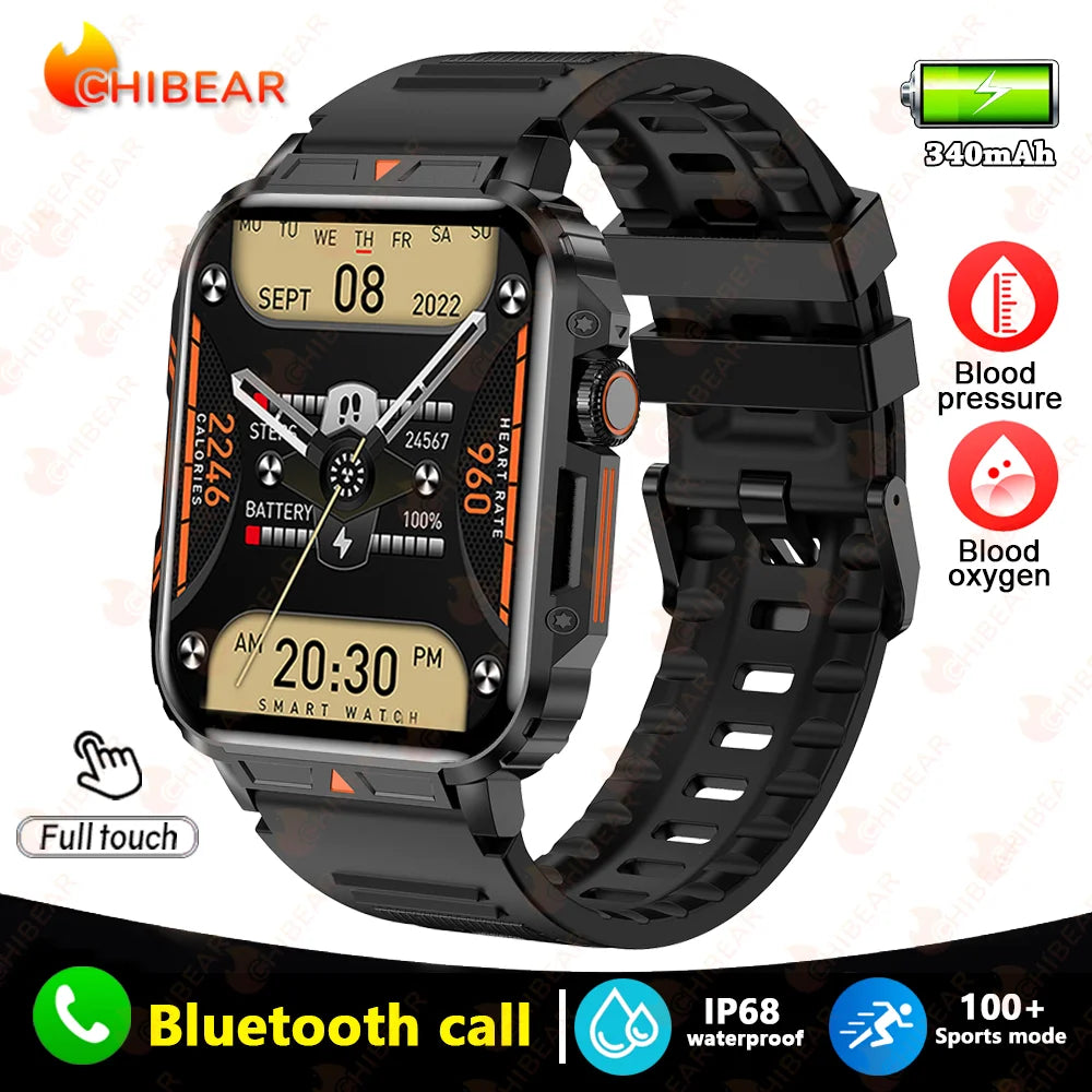 1.95" Outdoor Smartwatch | Bluetooth Call | IP68 Fitness Watch