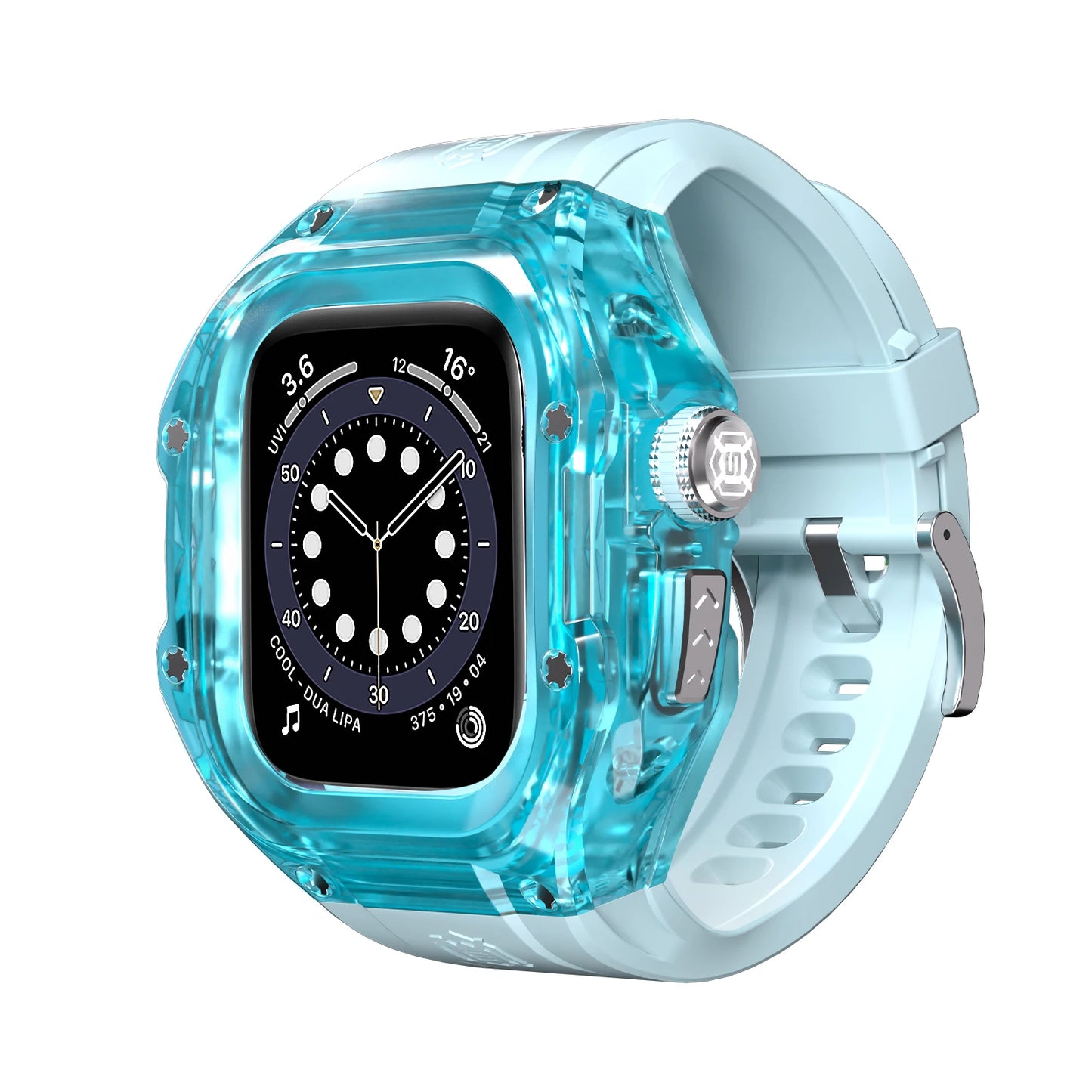 IP54 Waterproof Watch Case with Silicone Wristband for Apple Watch Ultra 2