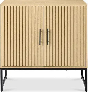 2-Door Rattan Cabinet