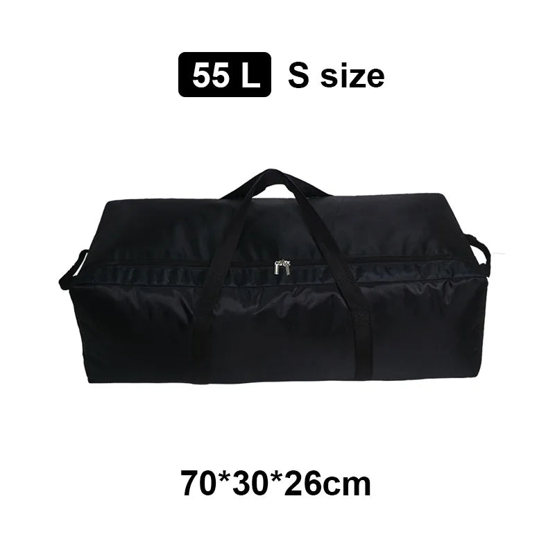 55L/100L/150L Travel Bag Outdoor Camping Backpack Waterproof Handbag Super Large Capacity Cycling Bag 1680D Oxford Cloth New