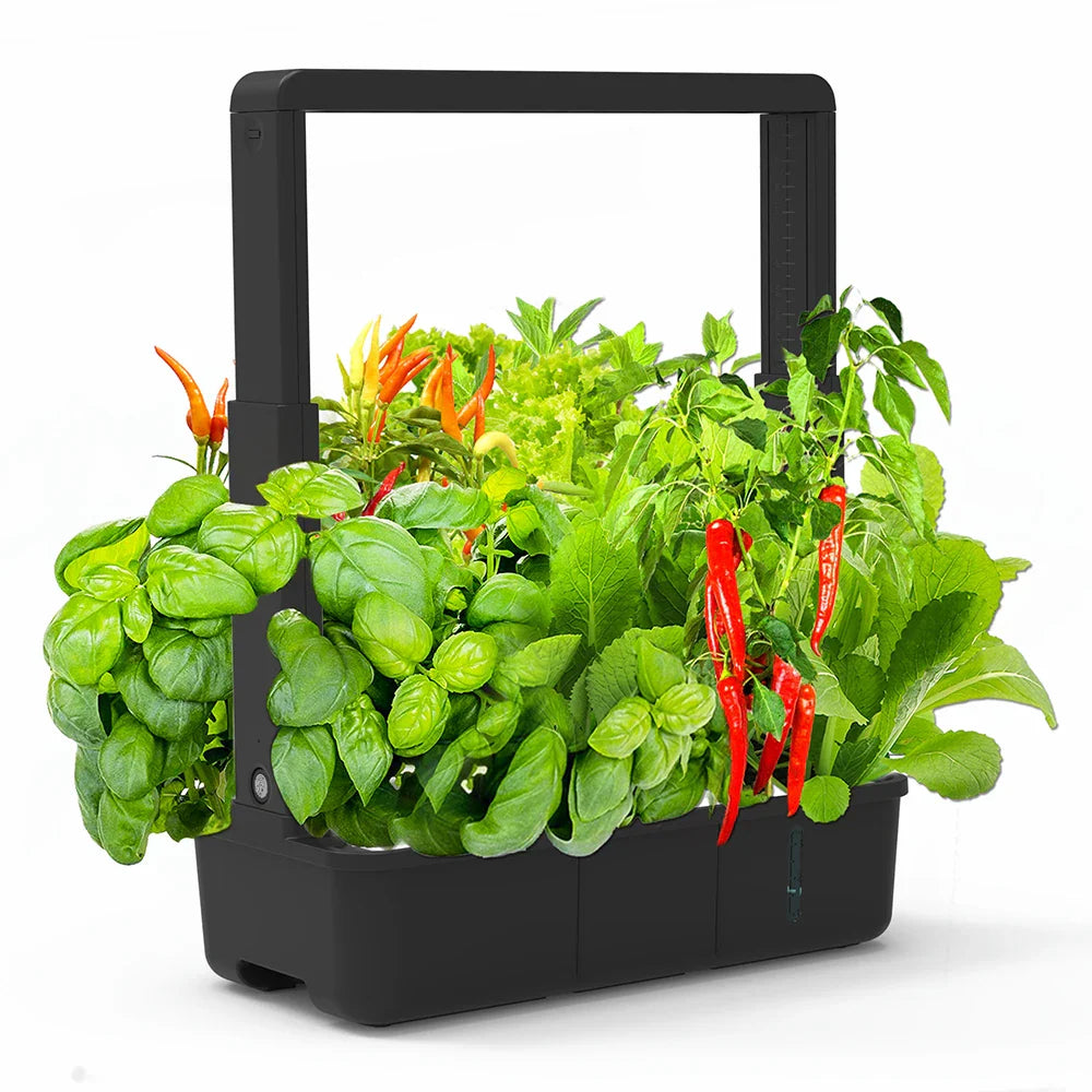 Hydroponics Growing System With 15 Planting Hole Full Spectrum Led Light Non-toxic Soilless Smart Indoor Garden