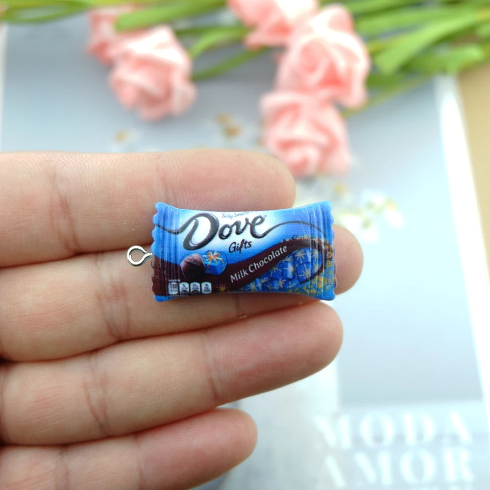 Cute Chocolate Candy Charms for Jewelry Making Diy Earring Bracelet Pendant Accessories Findings Phone Making Wholesale Bulk