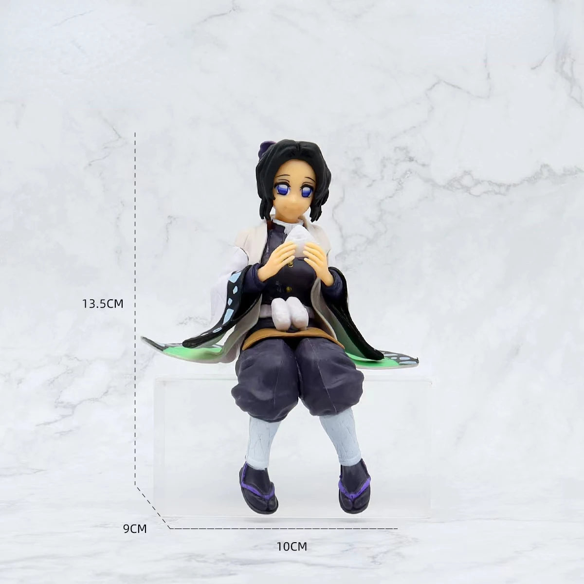 10-15cm Anime Demon Slayer Figure Kamado Tanjirou Nezuko Sitting Posture Action Figure PVC Model Doll Collection Toy Gift Kids