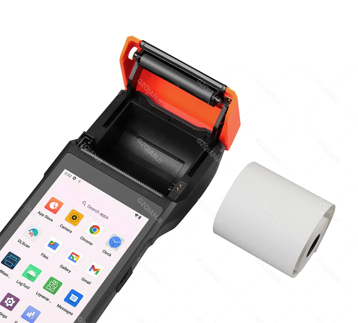 New 4G Wireless Wifi Handheld PDA Printers Android 8.1 13 POS Terminal Touch Screen Built-in 2D Barcode Scanner NFC Card Reader