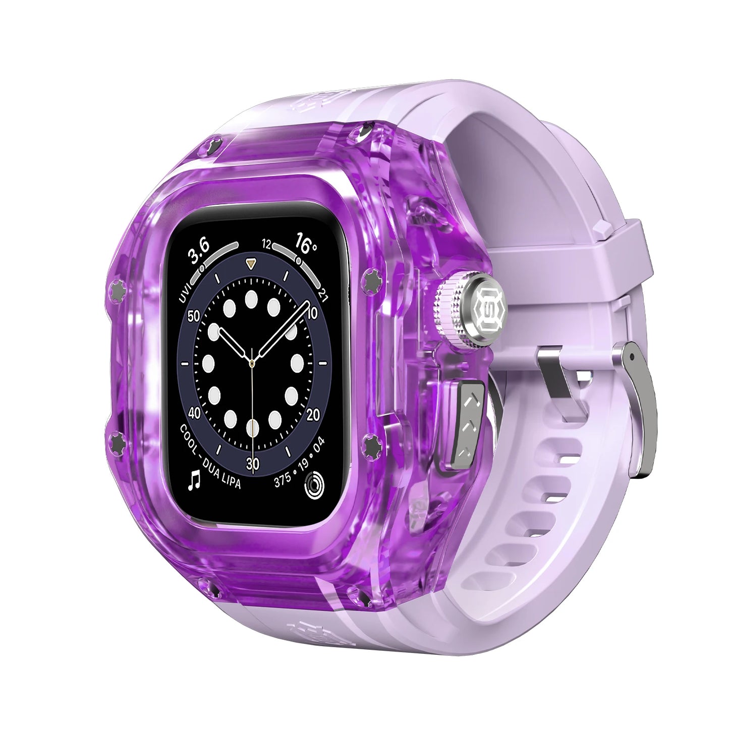 IP54 Waterproof Watch Case with Silicone Wristband for Apple Watch Ultra 2