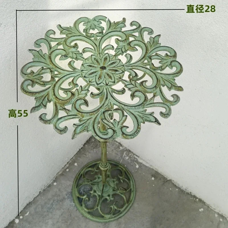 Outdoor Dining Setting for 2 | Bistro Set | Vintage Cast Aluminium | White