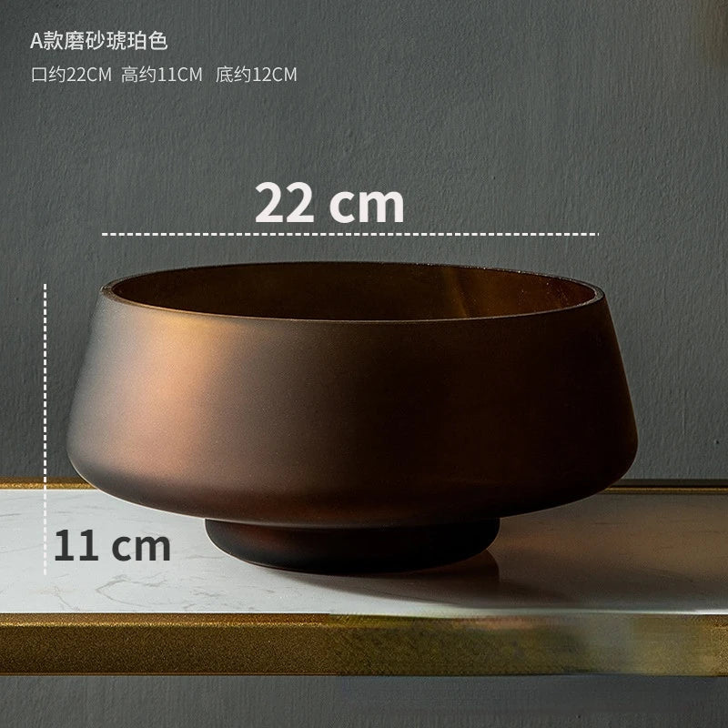 Lumière Frost Frosted Glass Vase