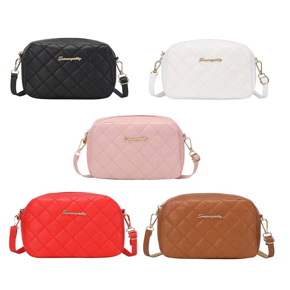 Tassel Small Messenger Bag for Women – Trendy Lingge Embroidery Camera Shoulder Bag