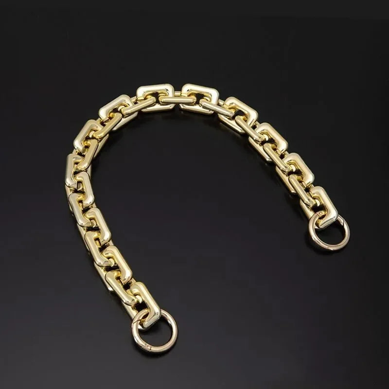 40/60cm Golden Acrylic Purse Chain Strap Handbag Handles Diy Purse Replacement Chain For Shoulder Bag Strap Bag Accessories