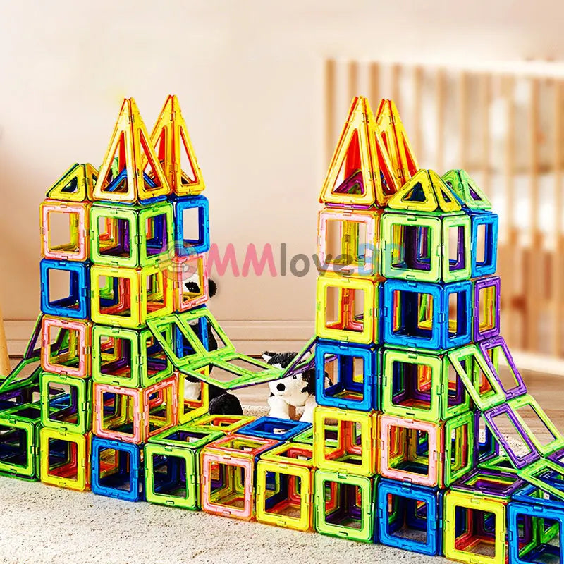 Magnetic Blocks for Children 100-Piece Creative Building Set