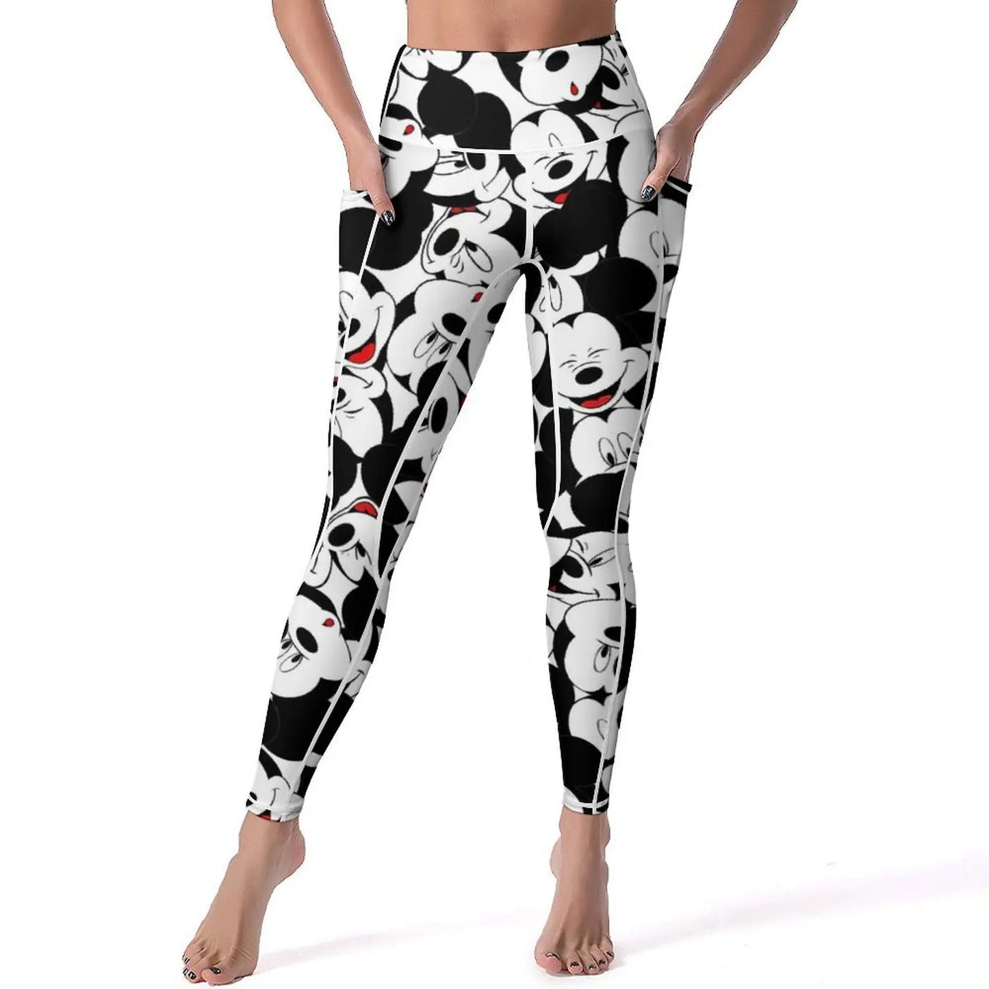 Women's Navy Water Repellent Cropped Stretch Pants