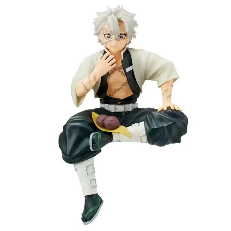 10-15cm Anime Demon Slayer Figure Kamado Tanjirou Nezuko Sitting Posture Action Figure PVC Model Doll Collection Toy Gift Kids