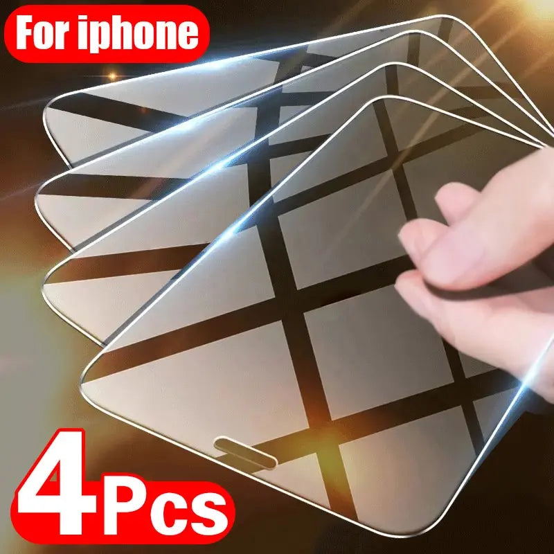 Tempered Glass Screen Protector for iPhone – Compatible Max Plus & SE Models