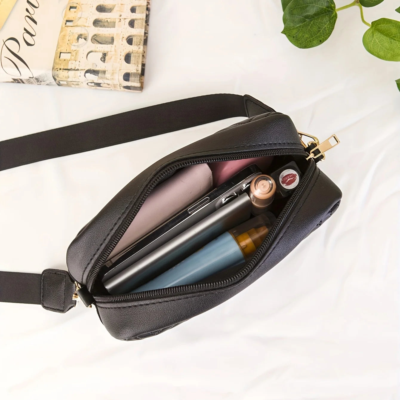 Mini Quilted Crossbody Bag