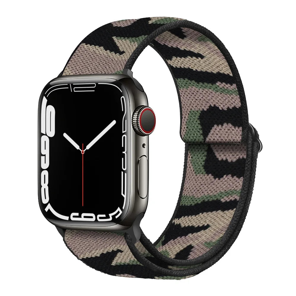 Nylon Stretchable Sport Apple Watch Strap