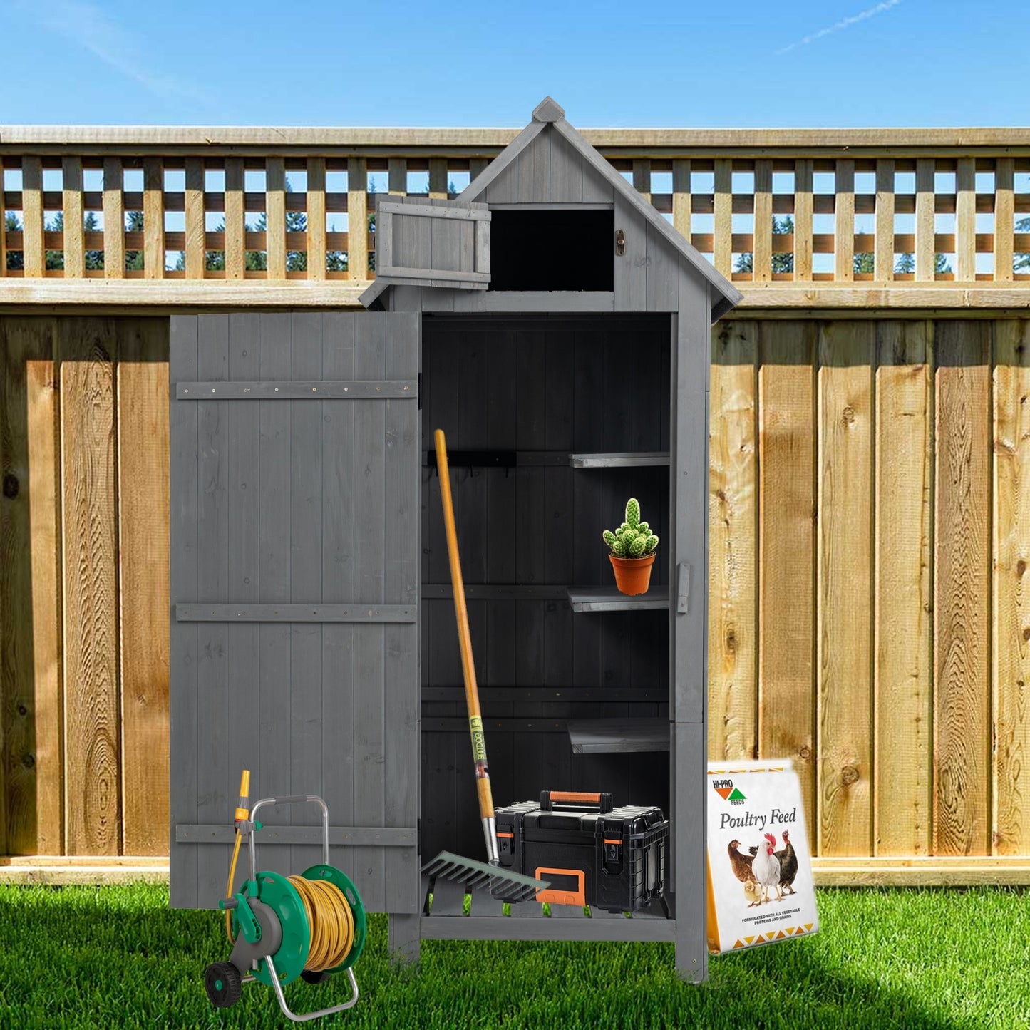 Storage Cabinet Tool Shed for garden