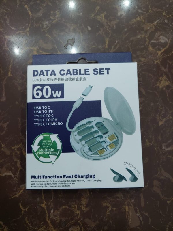 60W Fast Charging Cable Set