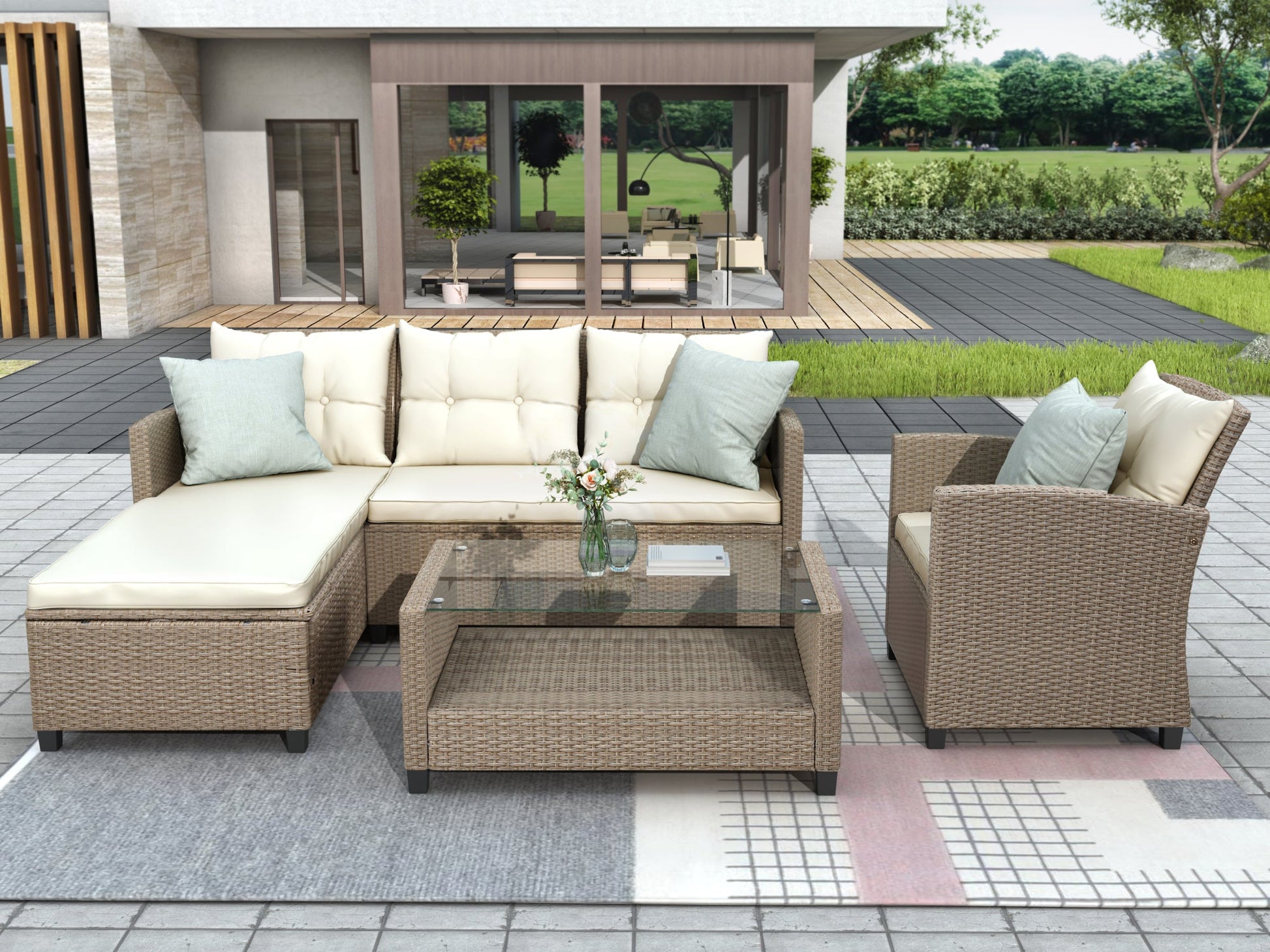 Wicker Patio Set