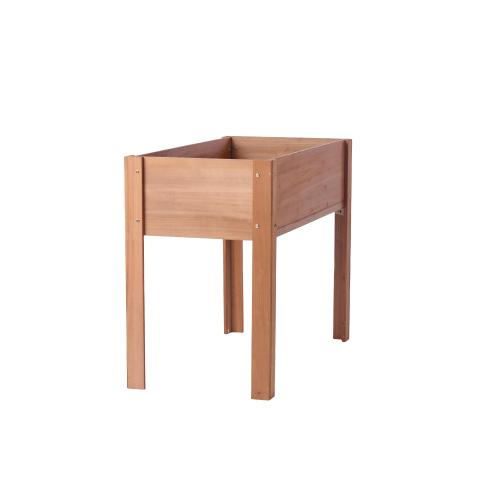 Raised Garden Bed With Legs, Elevated Wooden Planter Box For Outdoor Plants Flowers Fruits Vegetable Herb Growing