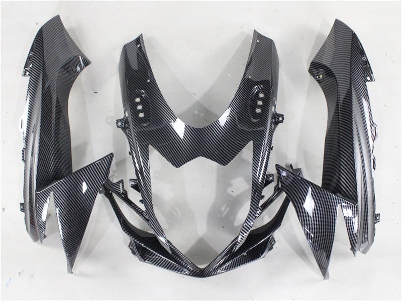 2014 Suzuki GSXR 1000 fairing look in carbon fiber style, aerodynamic ABS bodywork for GSX-R 600/750 models from 2011 to 2024