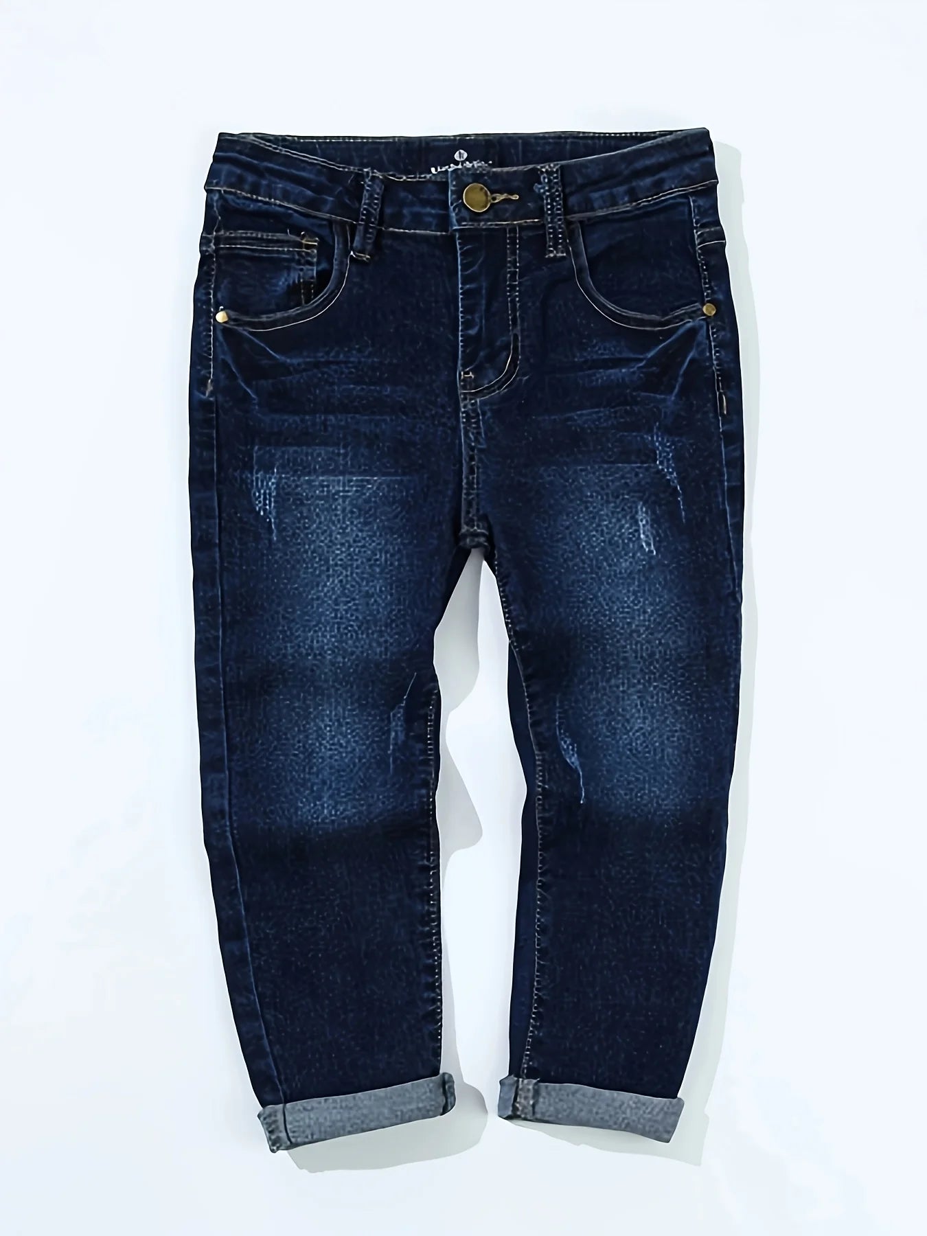 Men's Loose Fit Jeans in classic denim, perfect for casual everyday wear.