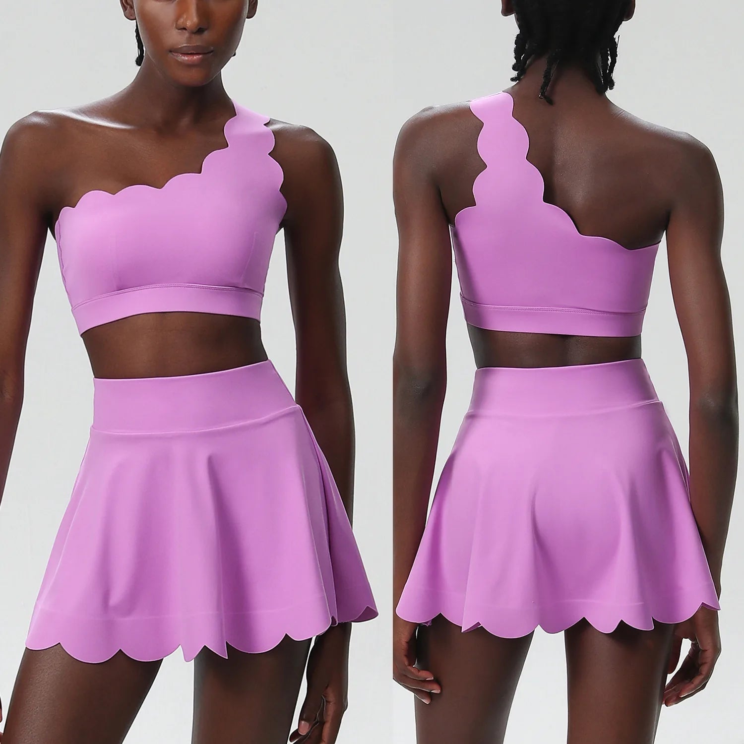 Coco One Shoulder Dress for women, elegant midi dress with asymmetrical design for summer parties.