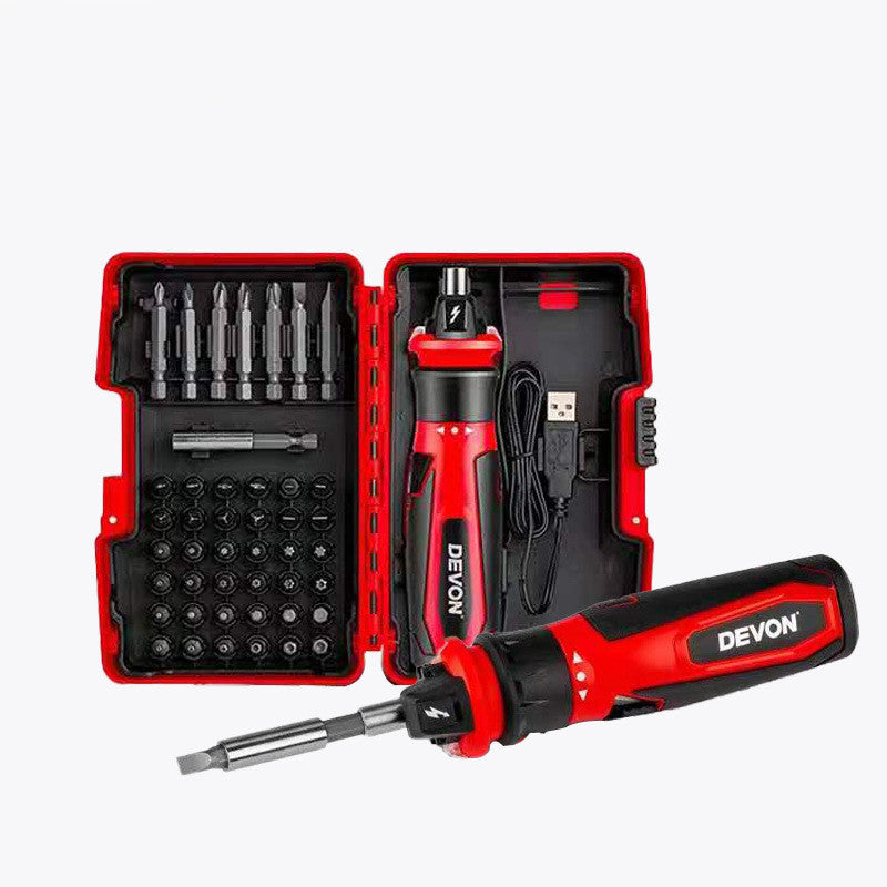 electric screwdriver set rechargeable drill tool box for home repairs