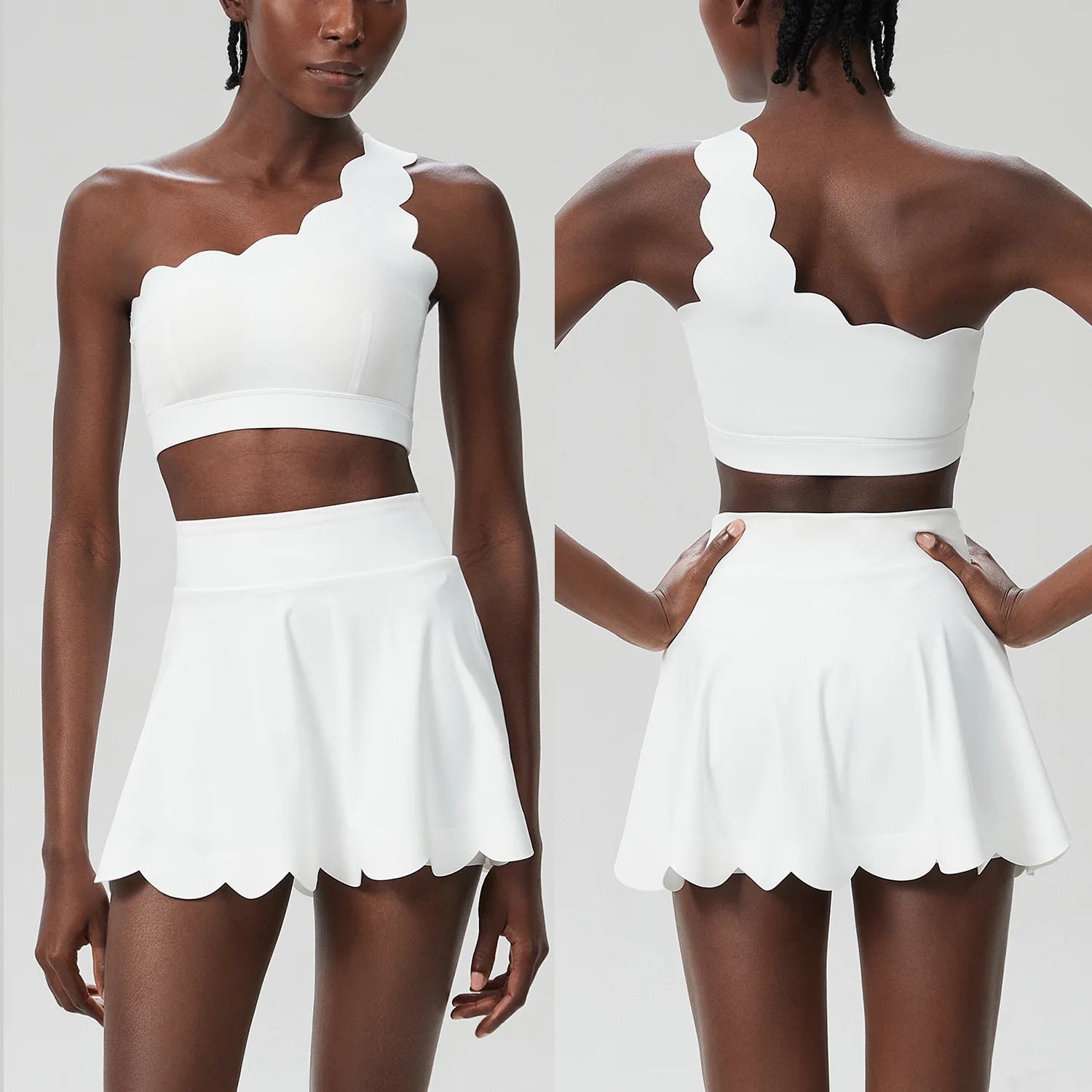 Coco One Shoulder Dress for women, elegant midi dress with asymmetrical design for summer parties.