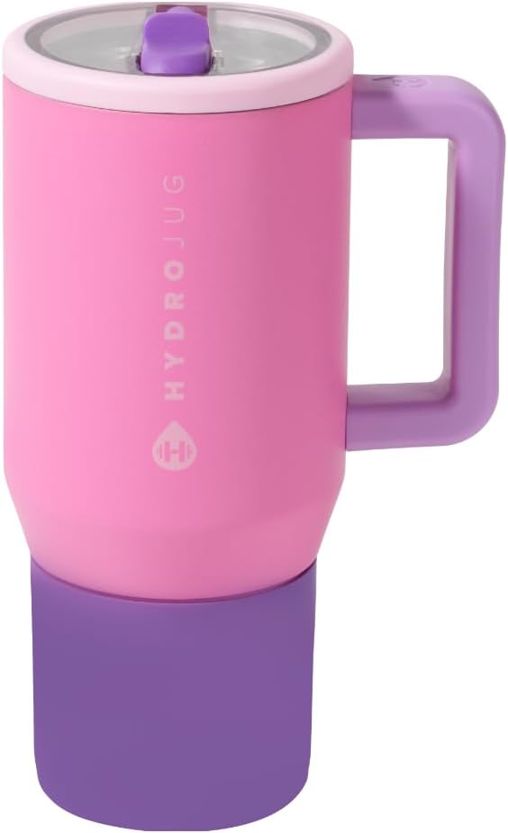Leakproof insulated water bottle with handle