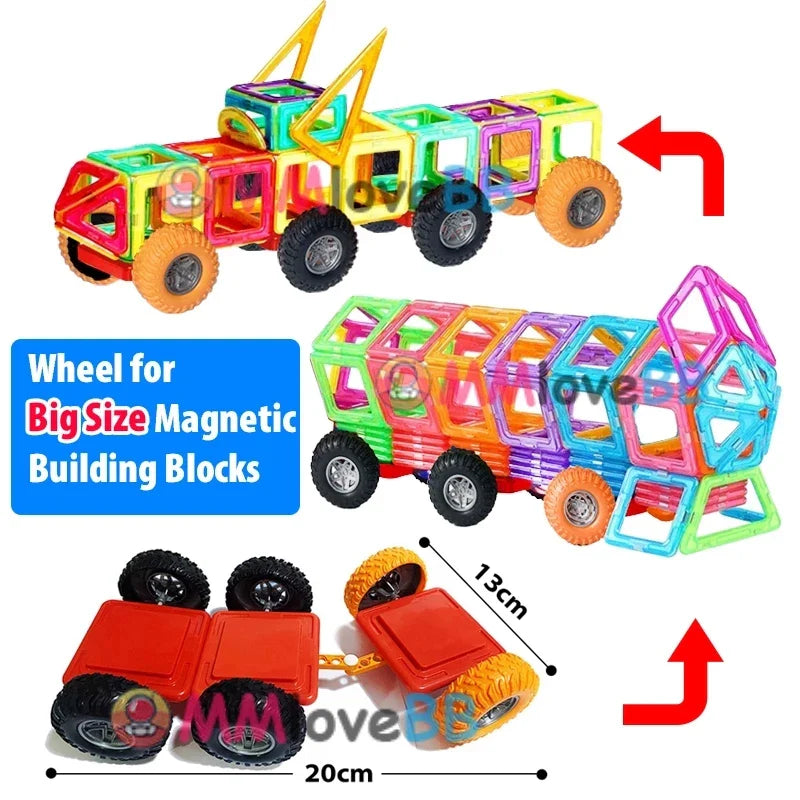100-Piece Magnetic Blocks for Children Building Set