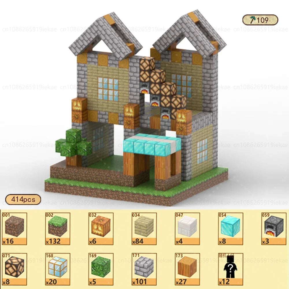 Magnetic Building Blocks Set for Kids - STEM Educational Toy for 3+