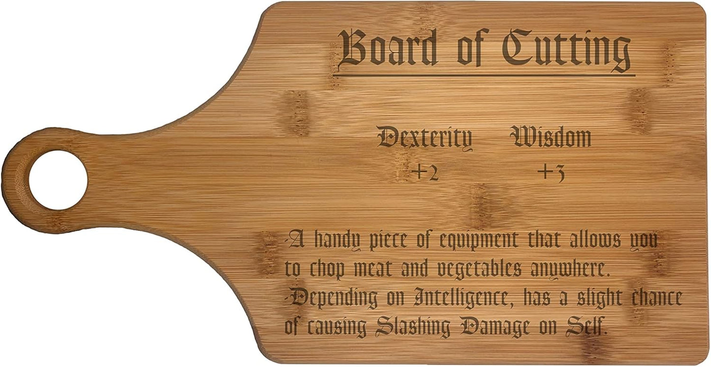Personalized Paddle Cutting Board - Customizable Kitchen Accessory