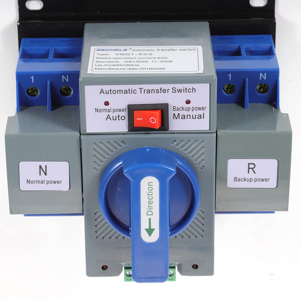 RV Transfer Switch for automatic generator power transfer, reliable 110V dual power protection.