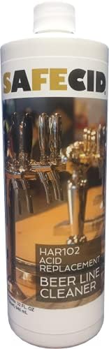 Safecid beer line cleaner residue-free