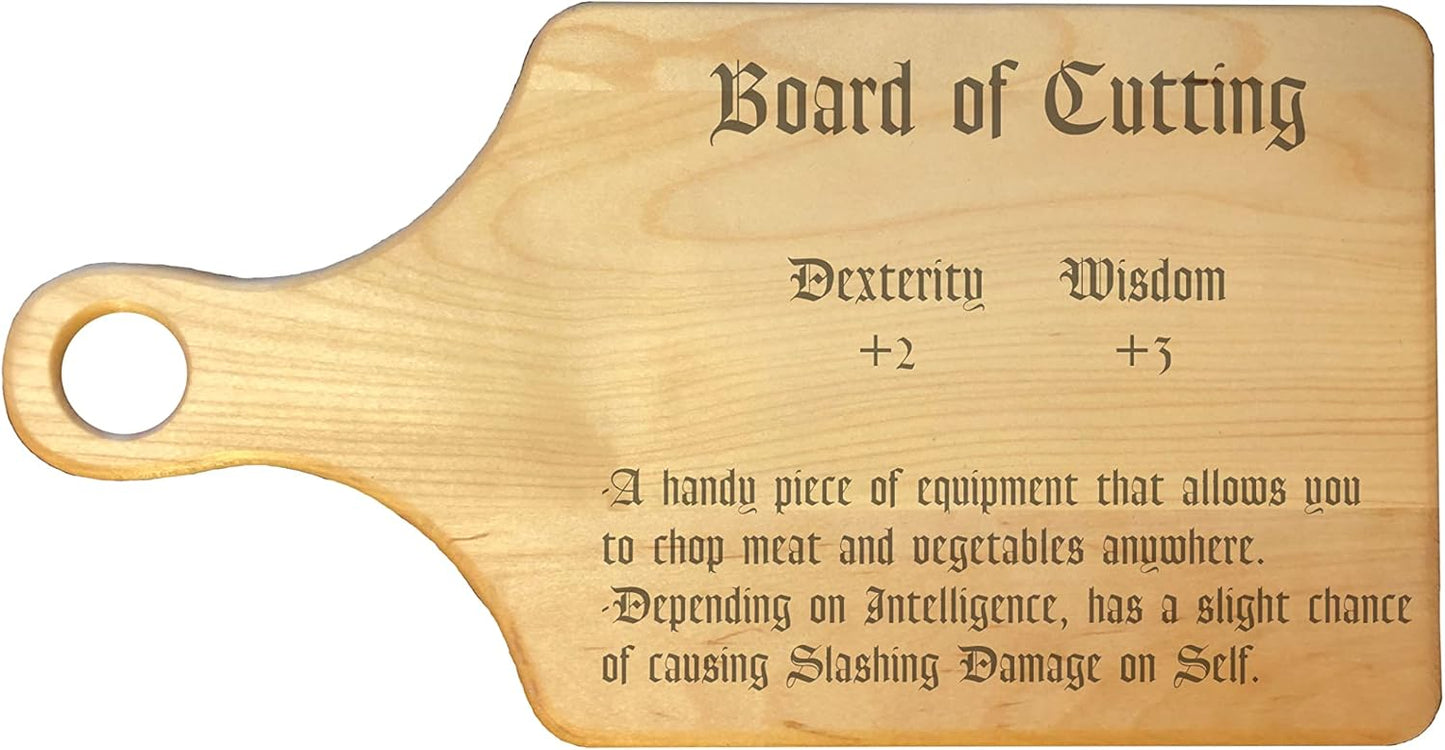 Personalized Paddle Cutting Board - Customizable Kitchen Accessory