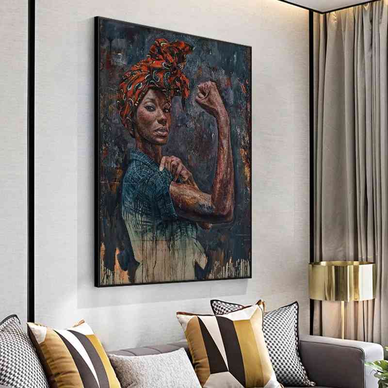 woman canvas art