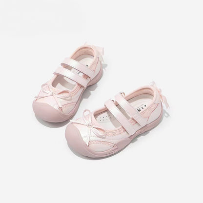 2026 New Summer Girls Ballet Shoes, Mesh Breathable Casual Sneakers For Little & Big Kids