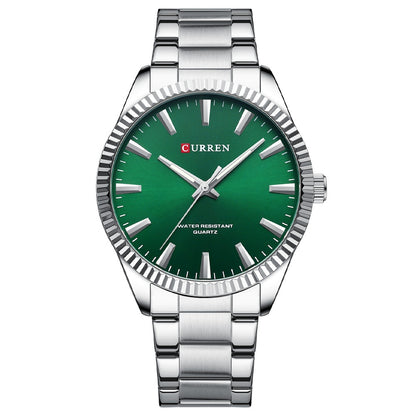 Business Mens Waterproof Round Pin-Strap Watch