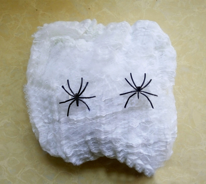 Halloween Spider Web Decoration - Customizable Supply